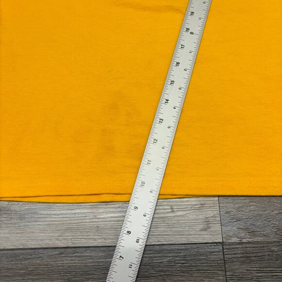 Harley Davidson Freedom Bald Eagle Flames Yellow Black Red Mens XL Biker T-Shirt - Picture 5 of 13